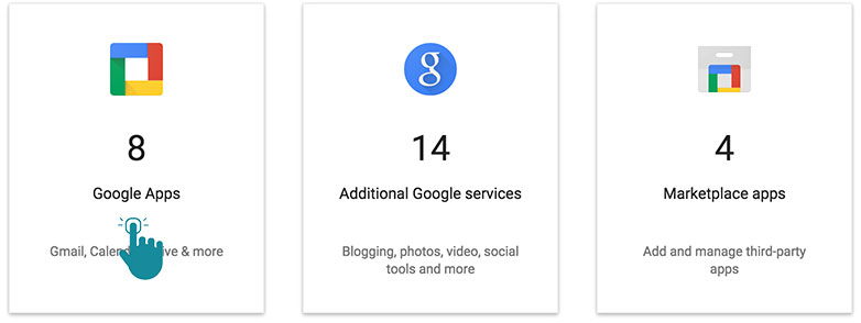 Google Apps For Business Services Covered by Agreement
