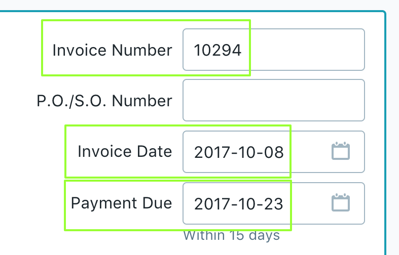 Invoice Number adjustment in Wave Free Invoicing Information Australia