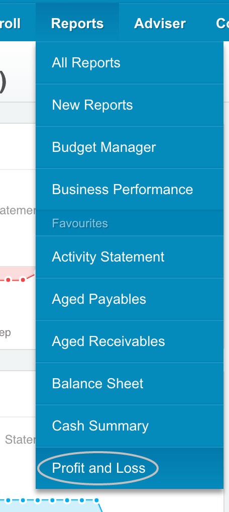 Profit and Loss Xero for Referral Tracking