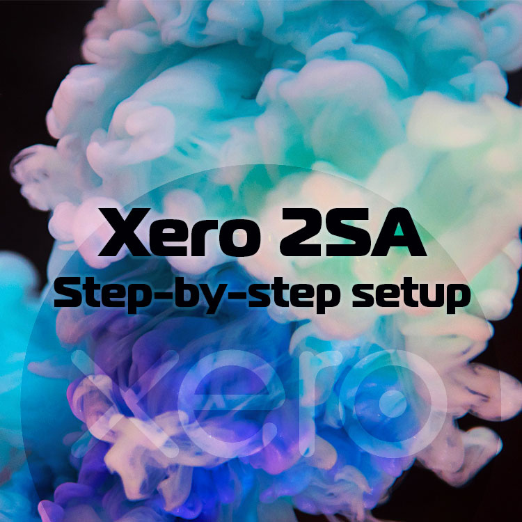 Xero 2SA Step-by-step setup for iPhone iPad iOS