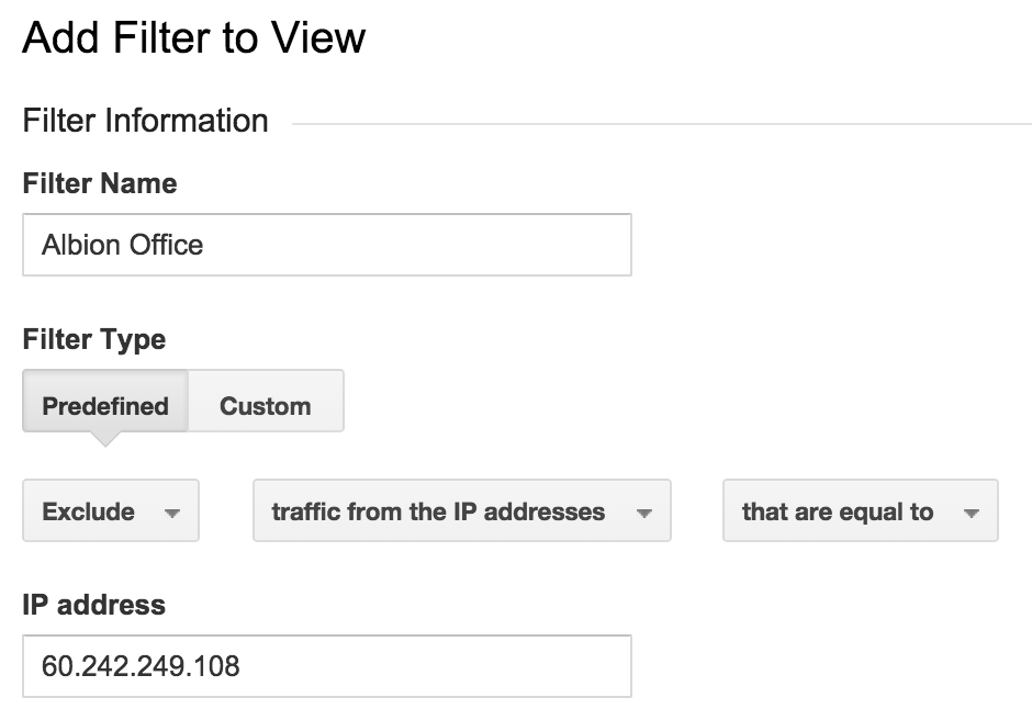 How to make google analytics ignore my visits