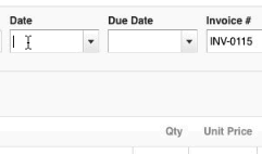 Invoice date and Due Date in Xero