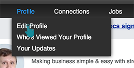 LinkedIn Edit Profile For SEO