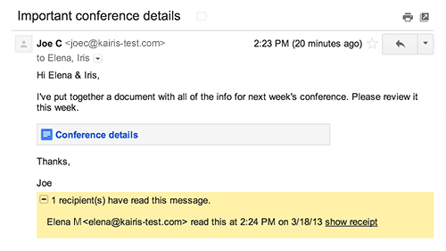 How to Request a Read Receipt in Gmail